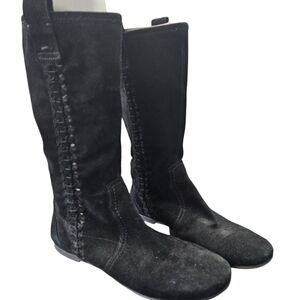 Nine West size 7.5 Suede calf boots.